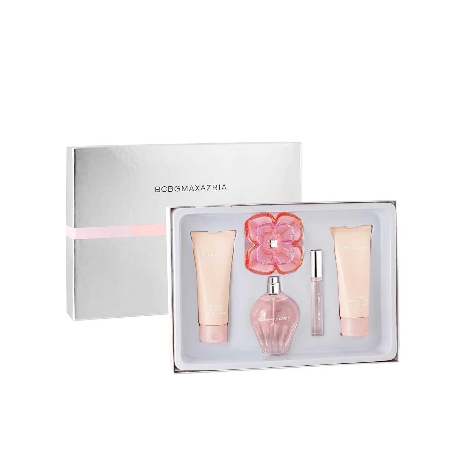 BCBG BCBGMAXAZRIA 4 Piece Set- Eau De Parfum Spray / Rollerball  / Body Lotion  / Bath Shower Gel